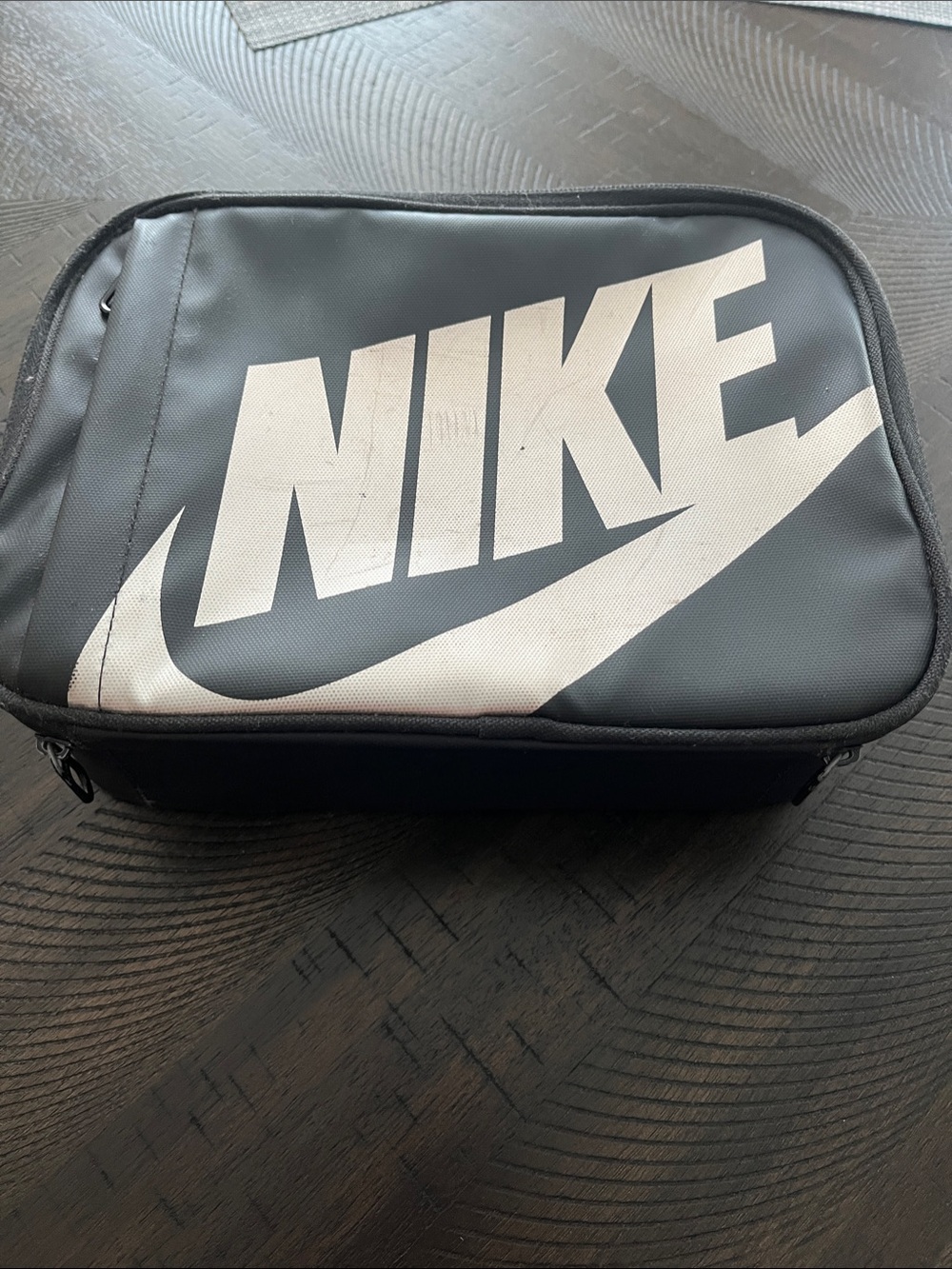Nike Black Toiletry Bag with White Logo